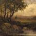Untitled (landscape, riverbank, three cows)
